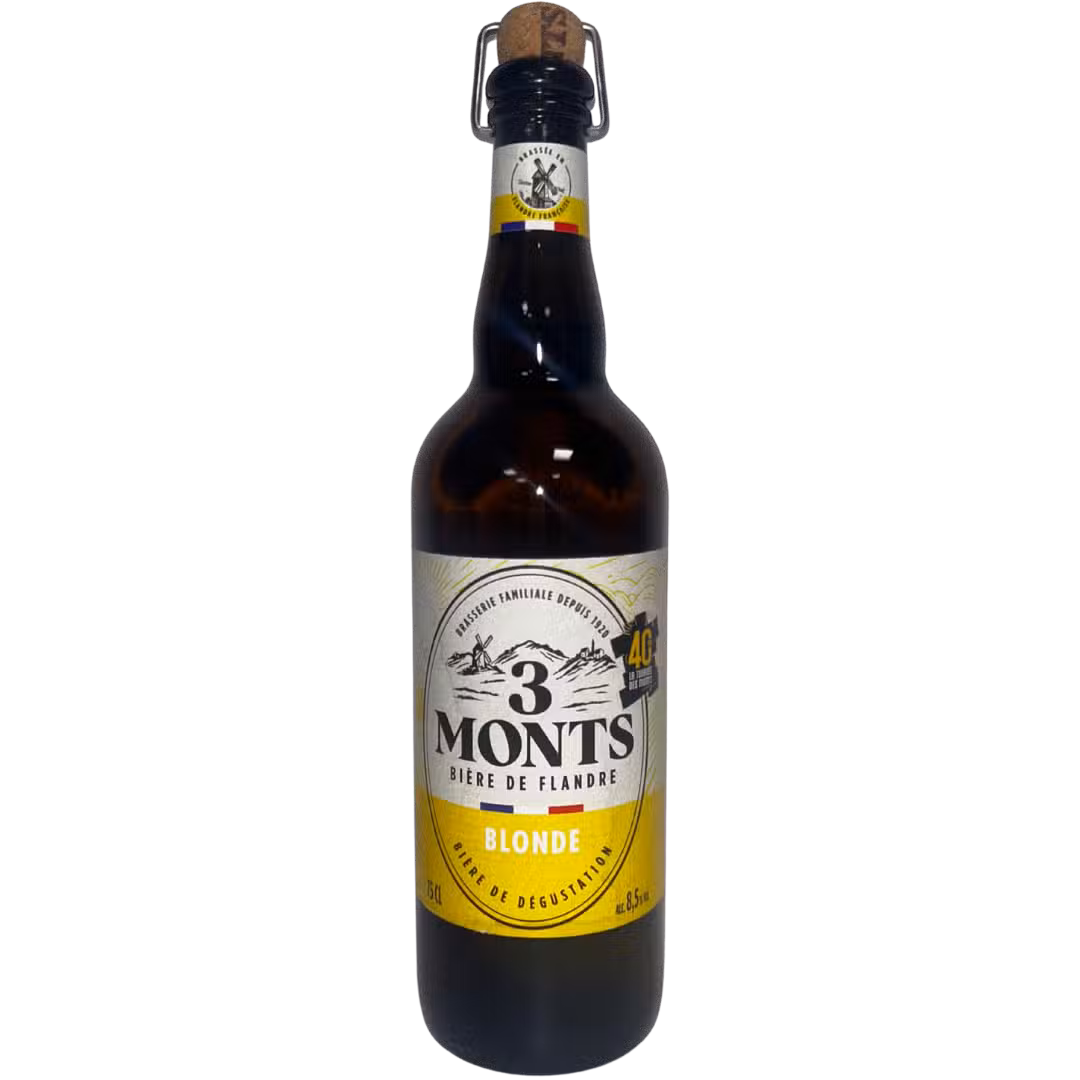 3 MONTS BLONDE 8°5 75CL NEW