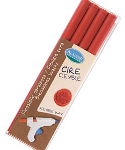 4 bâtons de cire rouge