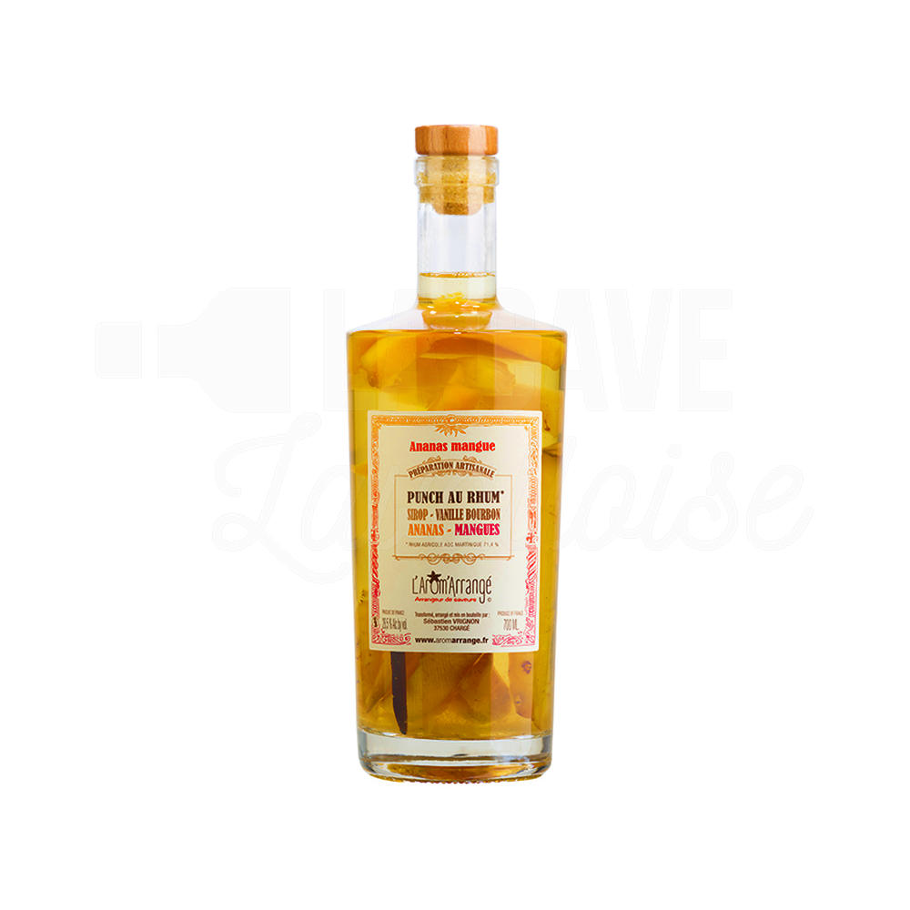 Ananas-Mangue-Vanille 28.5° – L’Arôm’Arrangé – 35cl & 70cl - Image 2