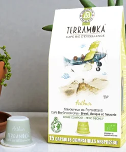 15 capsules compatibles Nespresso « Arthur » TerraMoka